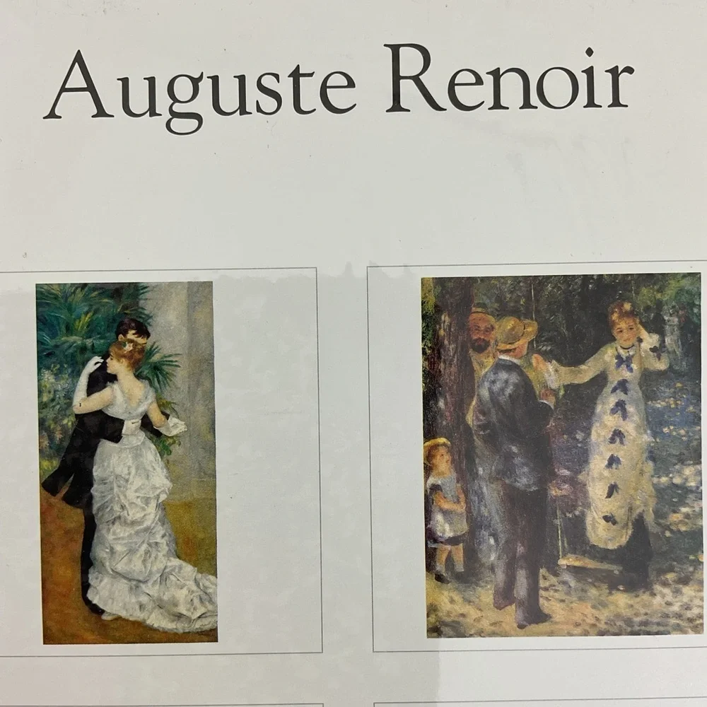 Vintage 2001 Pierre Auguste Renoir Impressionist Art Calendar